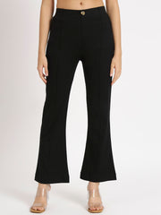 Black Bell Bottom Pants