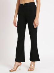Black Bell Bottom Pants