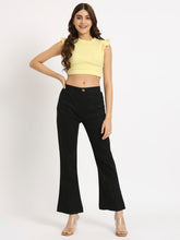 Black Bell Bottom Pants