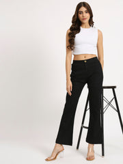 Black Bell Bottom Pants