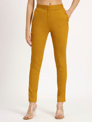 Mustard Colour Lycra Pants