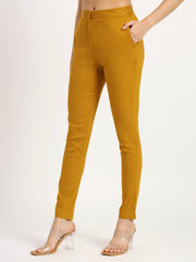 Mustard Colour Lycra Pants