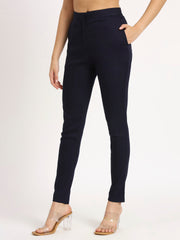 Navy Blue Colour Lycra Pants