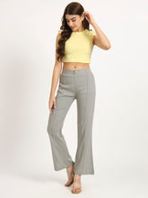 Ash Grey Bell Bottom Pants