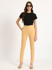 Beige Colour Lycra Pants
