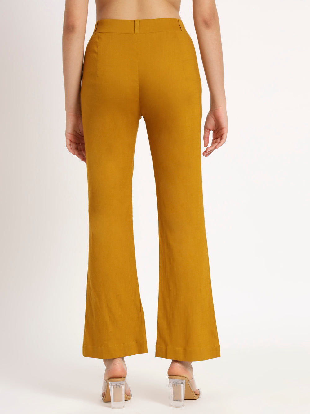 Mustard Bell Bottom Pants