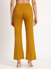 Mustard Bell Bottom Pants