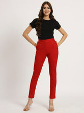 Lava Red Lycra Pants