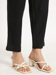 black cotton pants for women