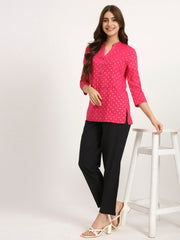 black cotton pants for women