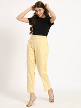 Beige Cotton Pant