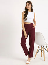Wine Cotton Pant