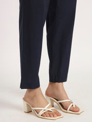 navy blue Cotton pants for women