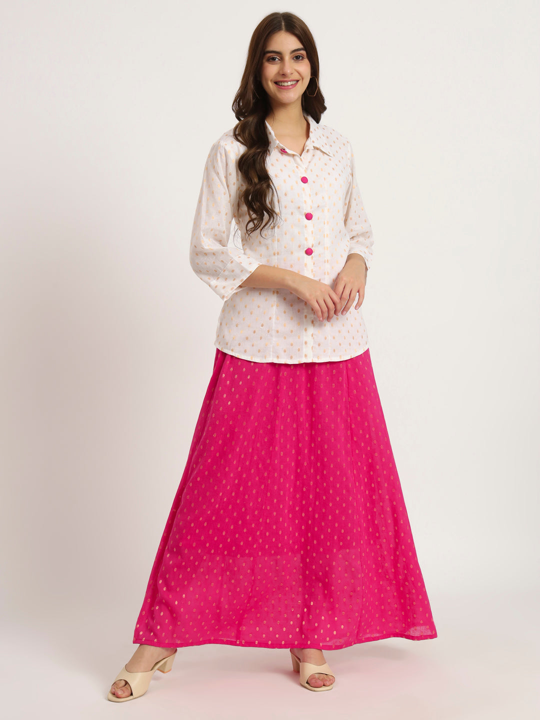 Pink Lemonade Long skirt set