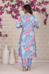 Blossom Breeze Blue Coord Set