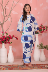 Blue Mirage Coord Set