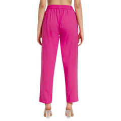 Hot Pink Cotton Pant