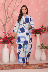 Blue Mirage Coord Set