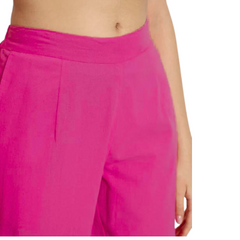 Hot Pink Cotton Pant