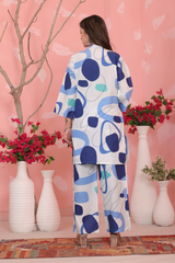 Blue Mirage Coord Set