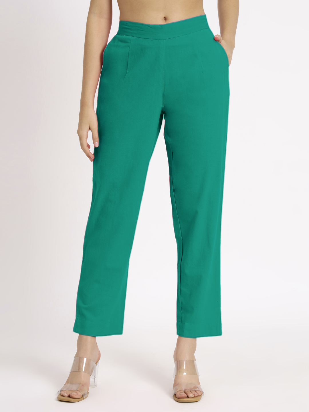 Mint Green Cotton Pant