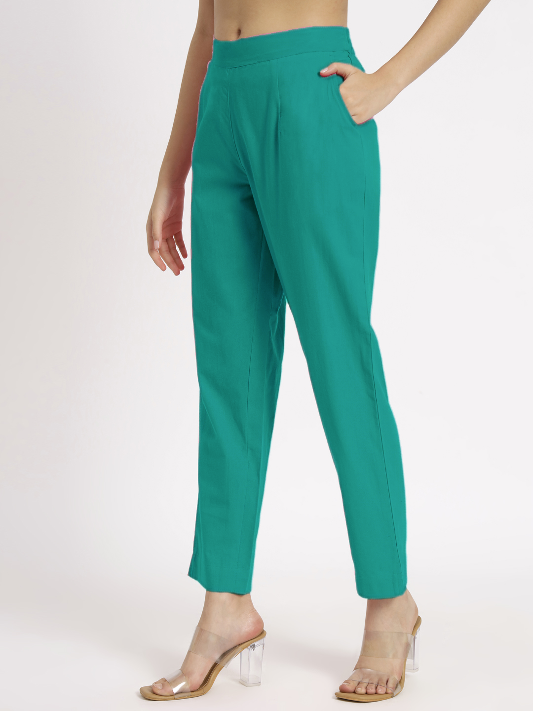 Mint Green Cotton Pant