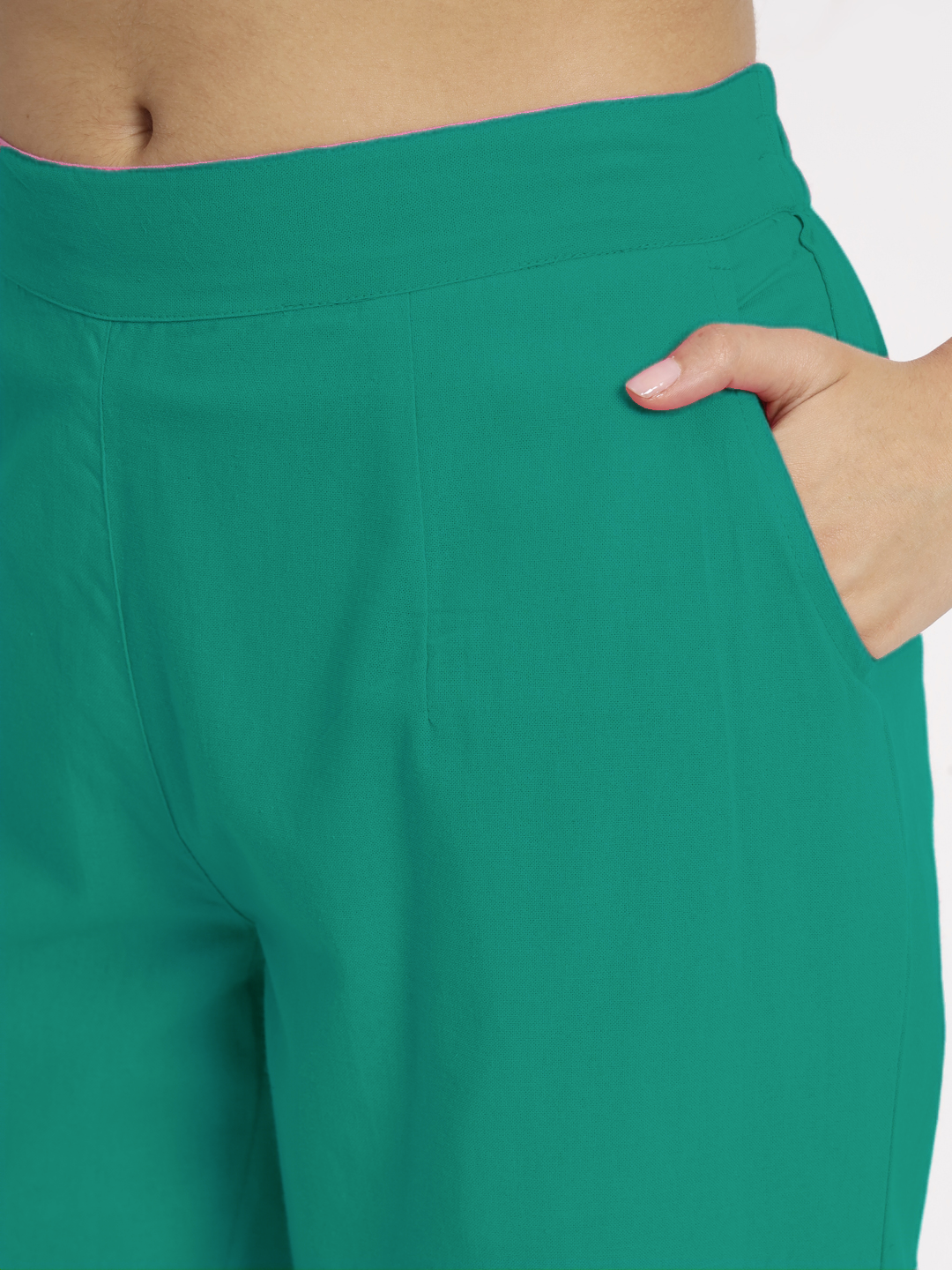 Mint Green Cotton Pant