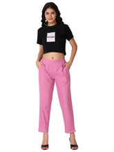 Rose Taupe Cotton Pant