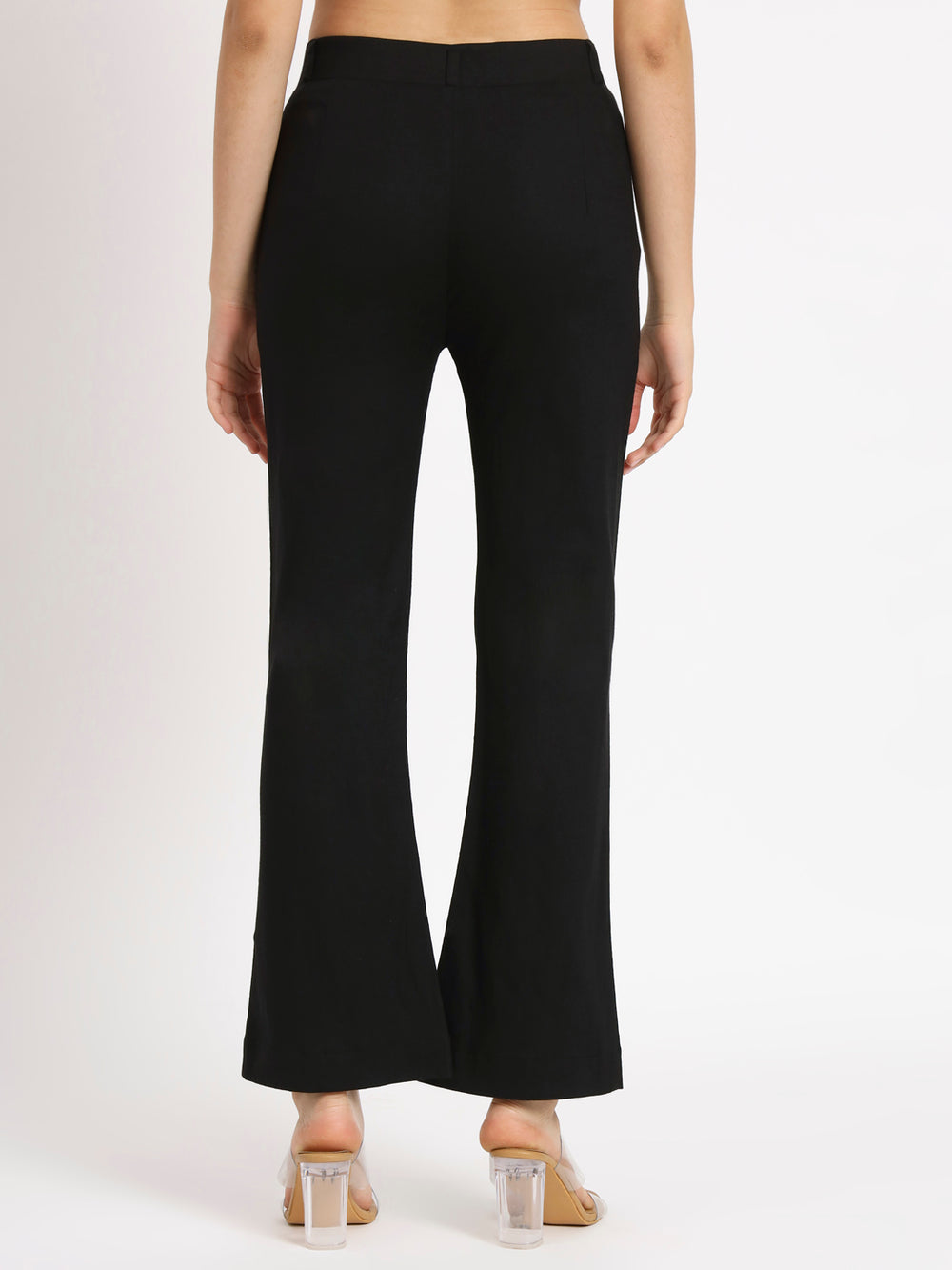 Black Bell Bottom Pants