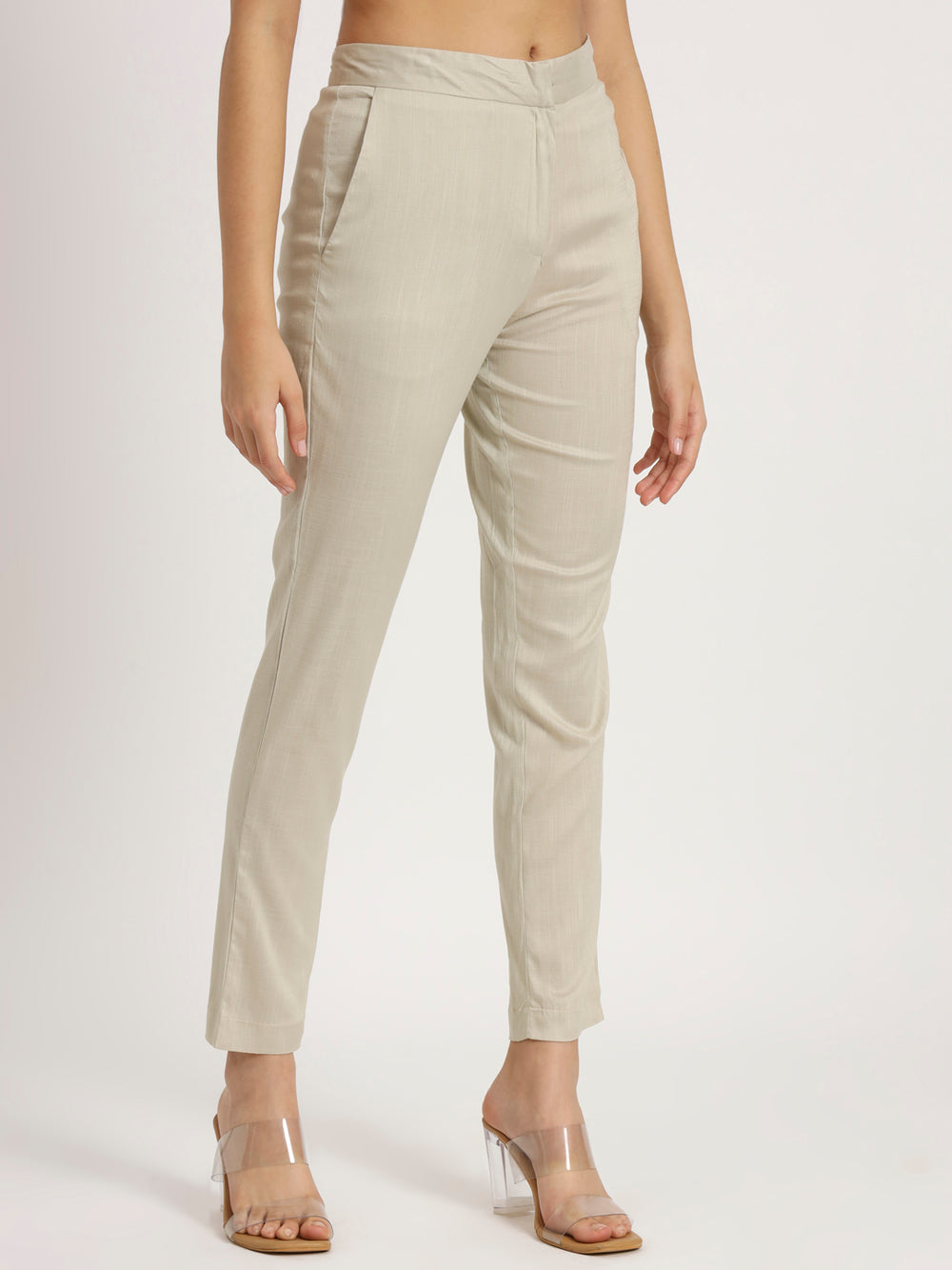 Ash Grey Colour Lycra pants