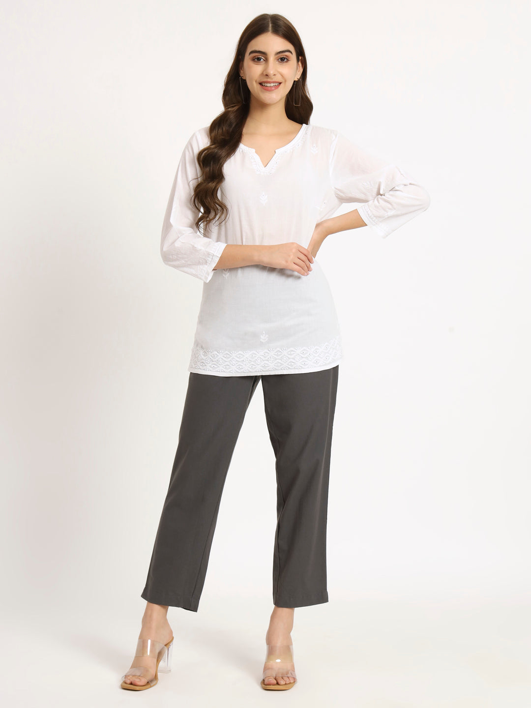 Dark Grey Cotton Pant