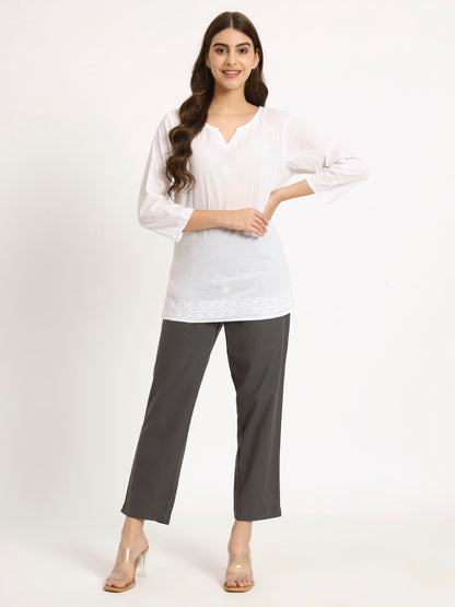 Dark Grey Cotton Pant