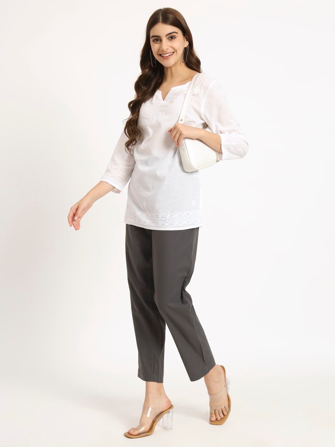 Dark Grey Cotton Pants