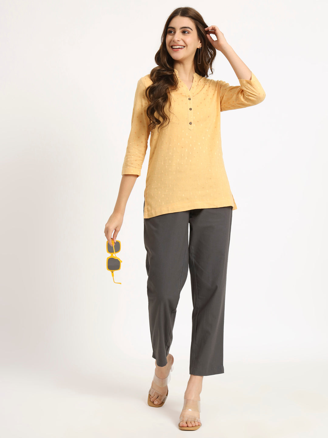 Dark Grey Cotton Pant