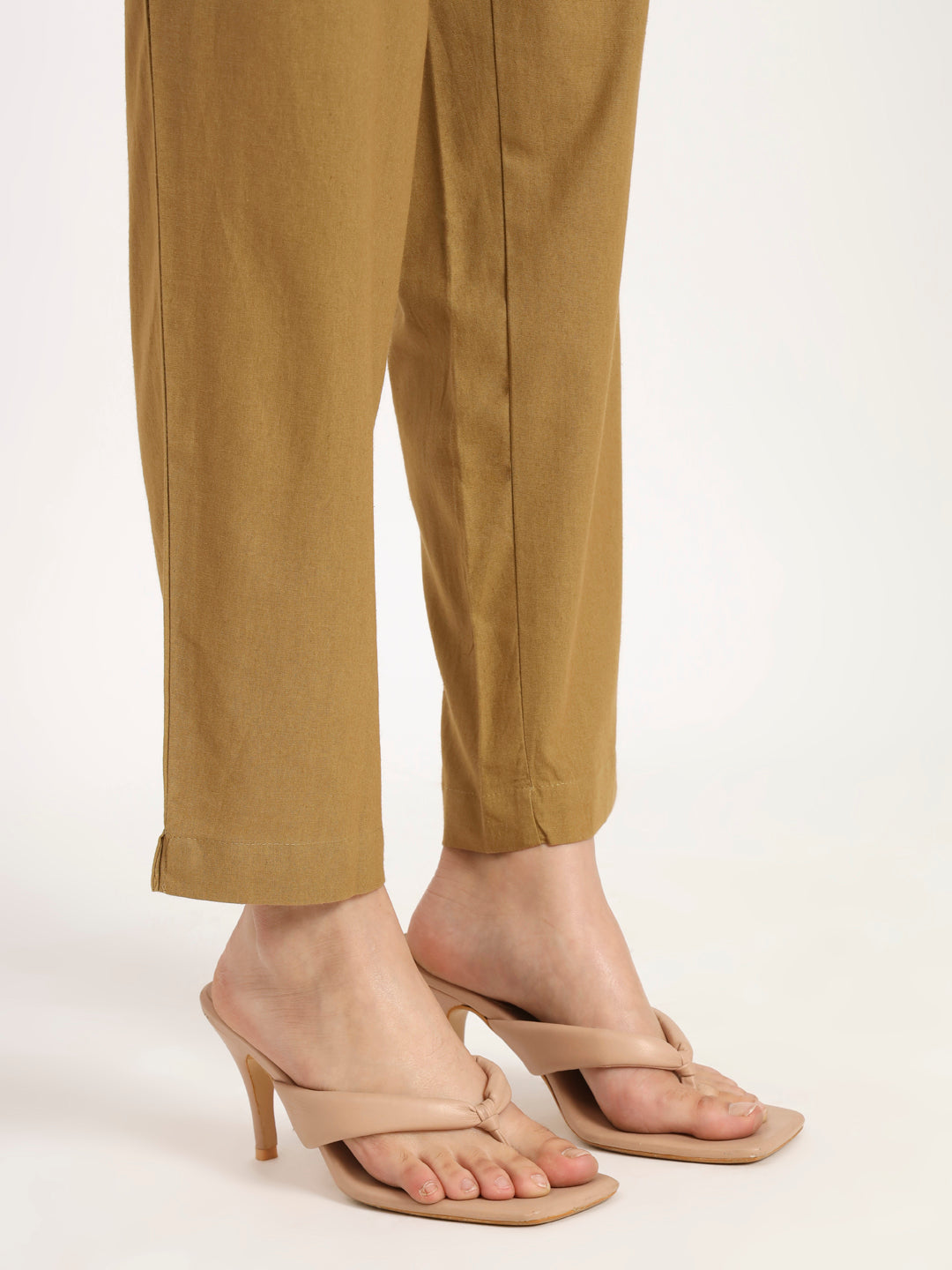 Coffee Brown Cotton Pant