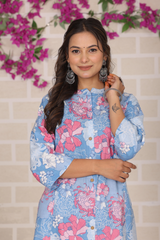 Blossom Breeze Blue Coord Set