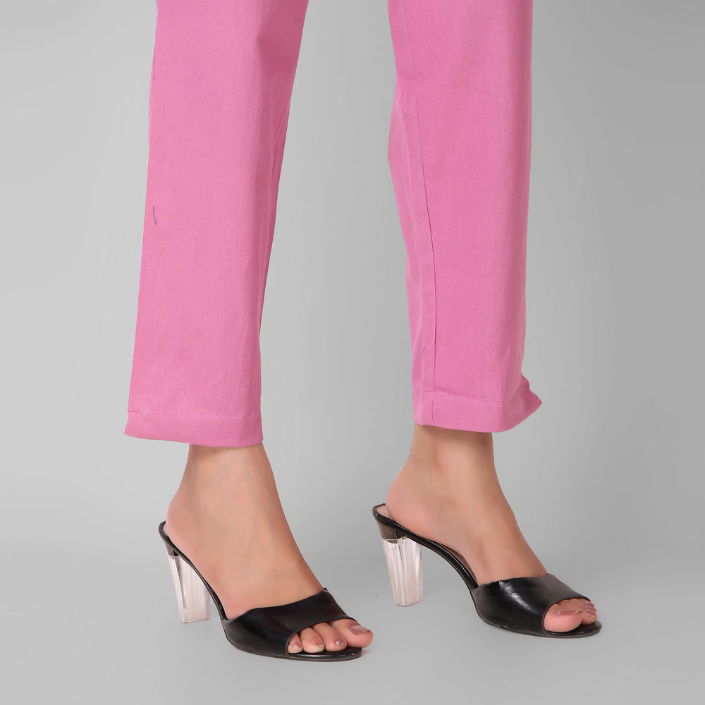 Rose Taupe Cotton Pant