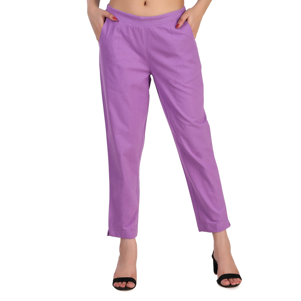 Lavender Cotton Pant