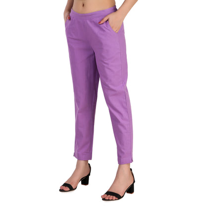 Lavender Cotton Pant