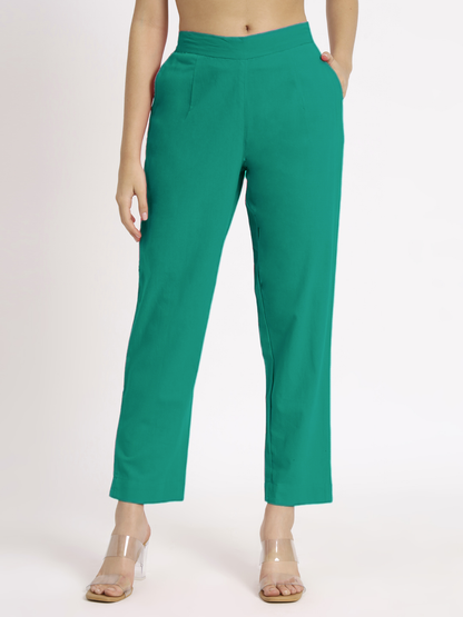 Mint Green Cotton Pant