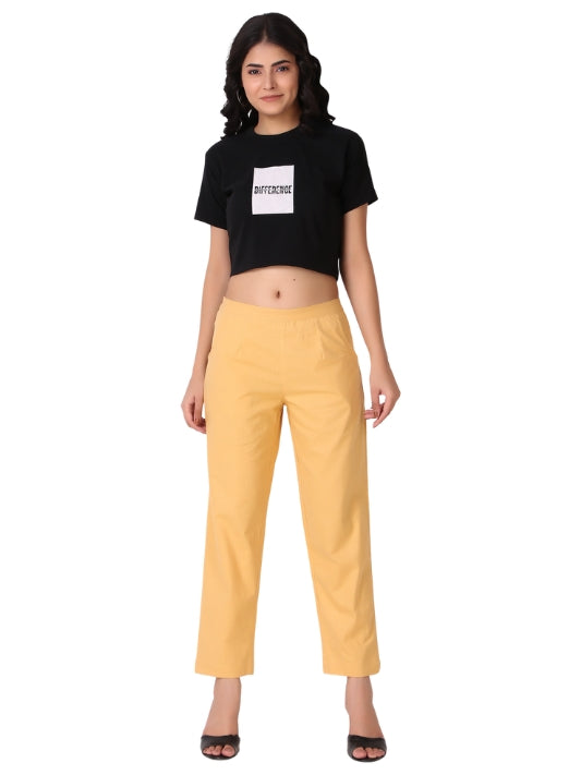 Honey Comb Cotton Pant
