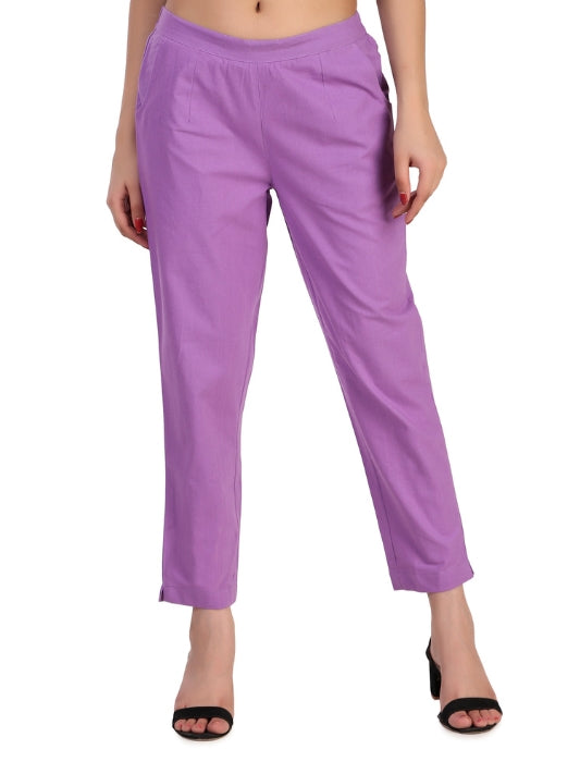 Lavender Cotton Pant