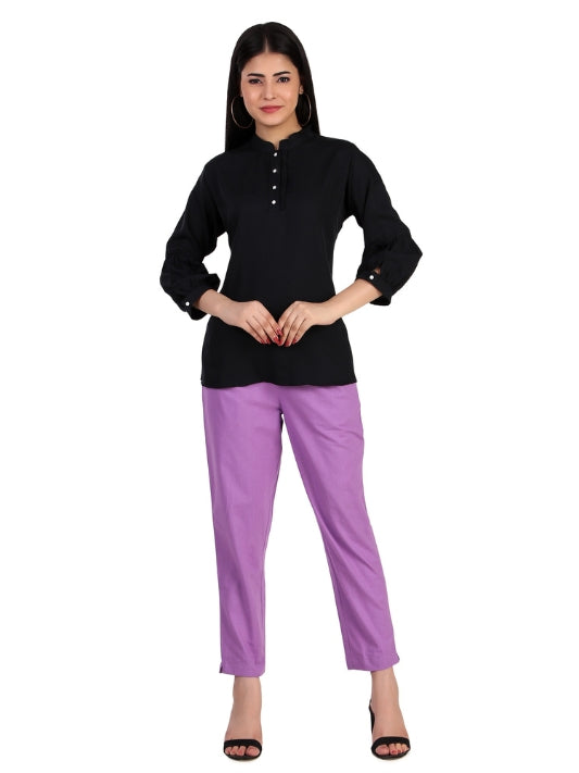 Lavender Cotton Pant